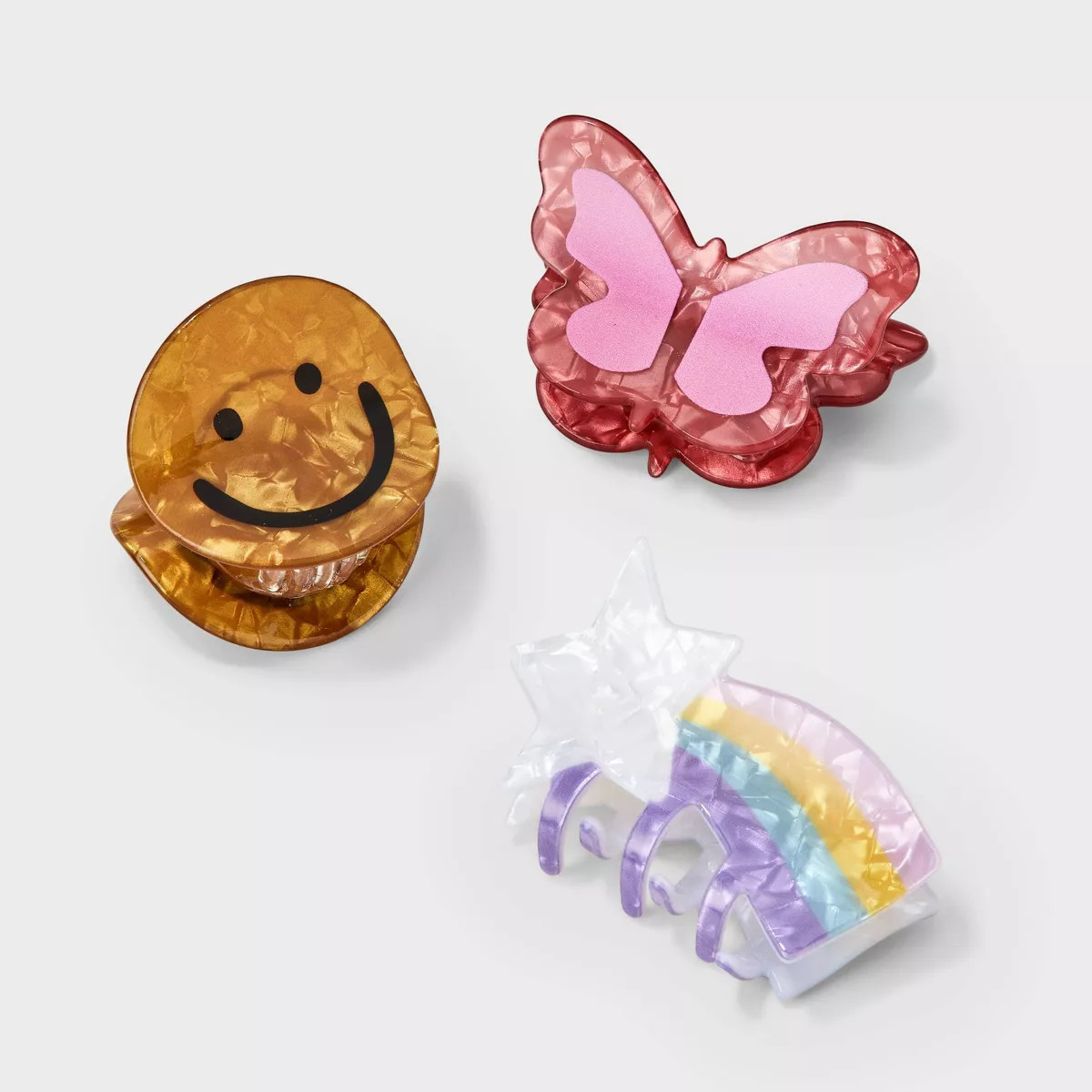 Girls' 3pk Claw Clip Set - Cat & Jack™ | Target