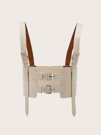 Metal Buckle Harness Wide Belt | SHEIN