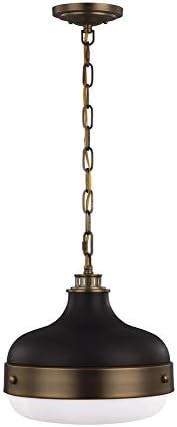 Feiss P1283DAB/MB Cadence Farmhouse Pendant Lighting, Brass, 2-Light (13"Dia x 13"H) 150watts | Amazon (US)