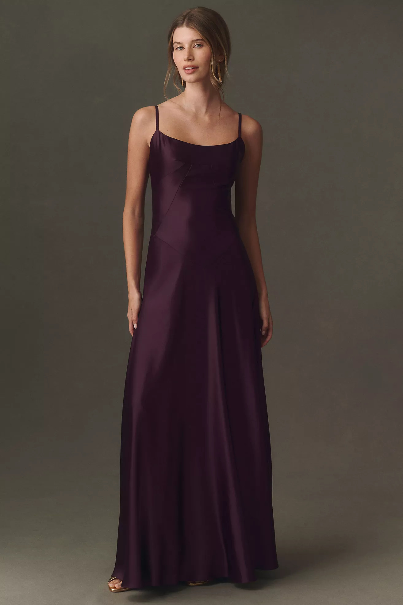 Mare Mare Emmy Satin Corset Maxi Dress | Anthropologie (US)