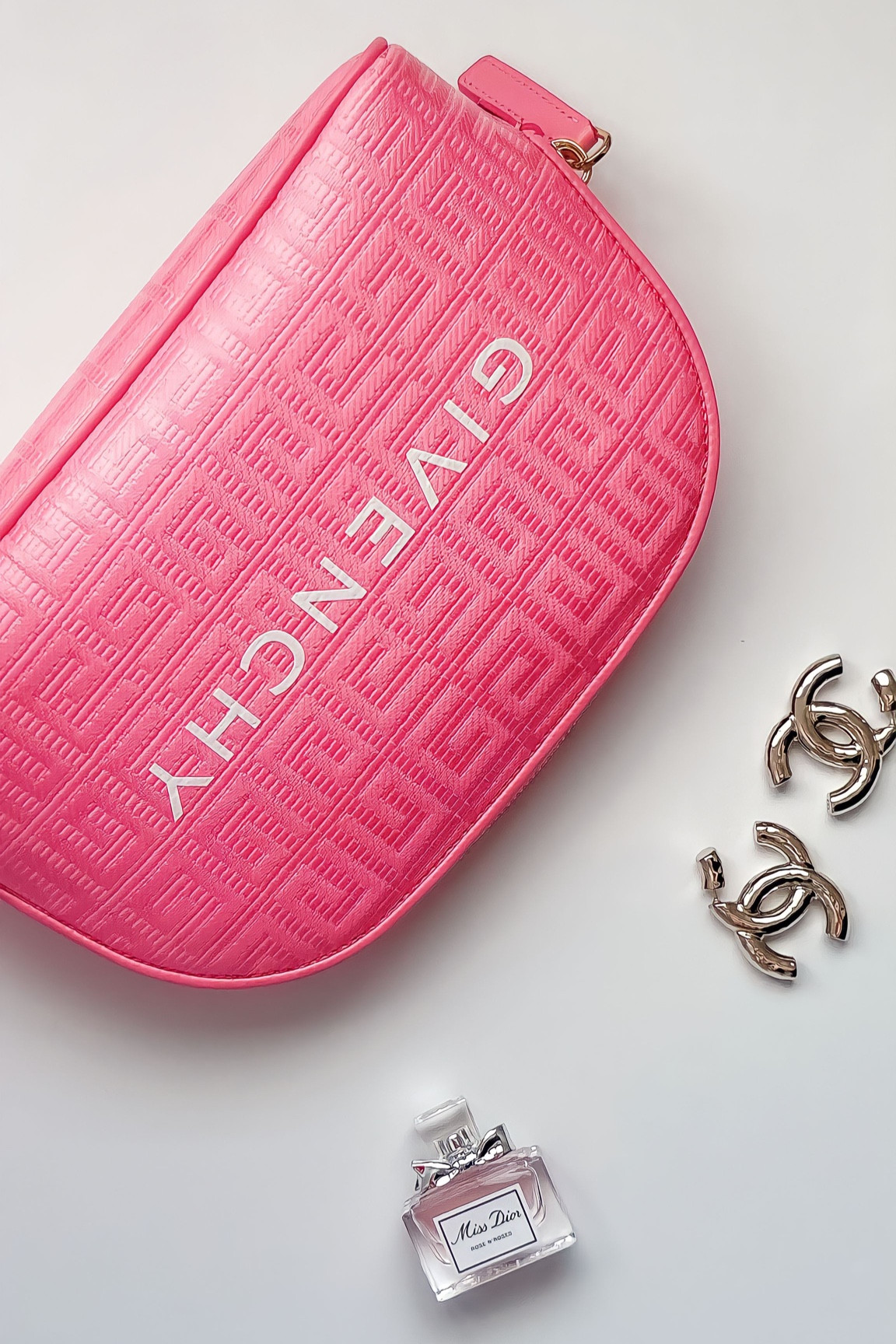 Pink makeup bag, pink cosmetic pouch, pink bag, Givenchy makeup bag #LTKBeautySale

#LTKbeauty #LTKGiftGuide