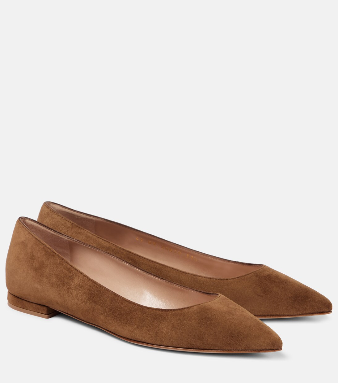 Gianvito suede ballet flats | Mytheresa (UK)