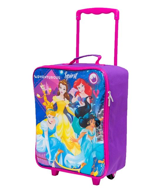 Bioworld Girls' Luggage - Disney Princess Purple & Pink Rolling Carry-On | Zulily
