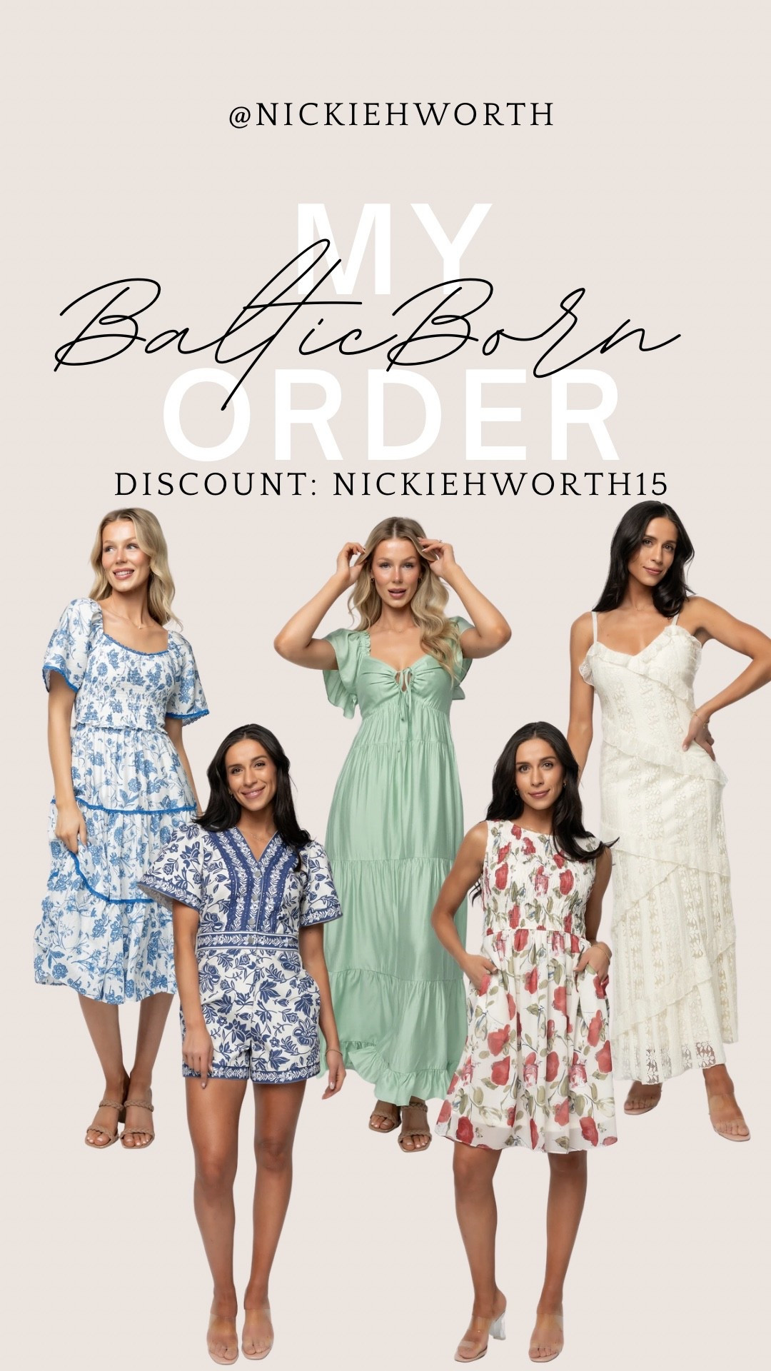 Baltic Born Spring Collection! Use code NICKIEHWORTH15 to save 15% 

#LTKootd #LTKTravel #LTKSeasonal