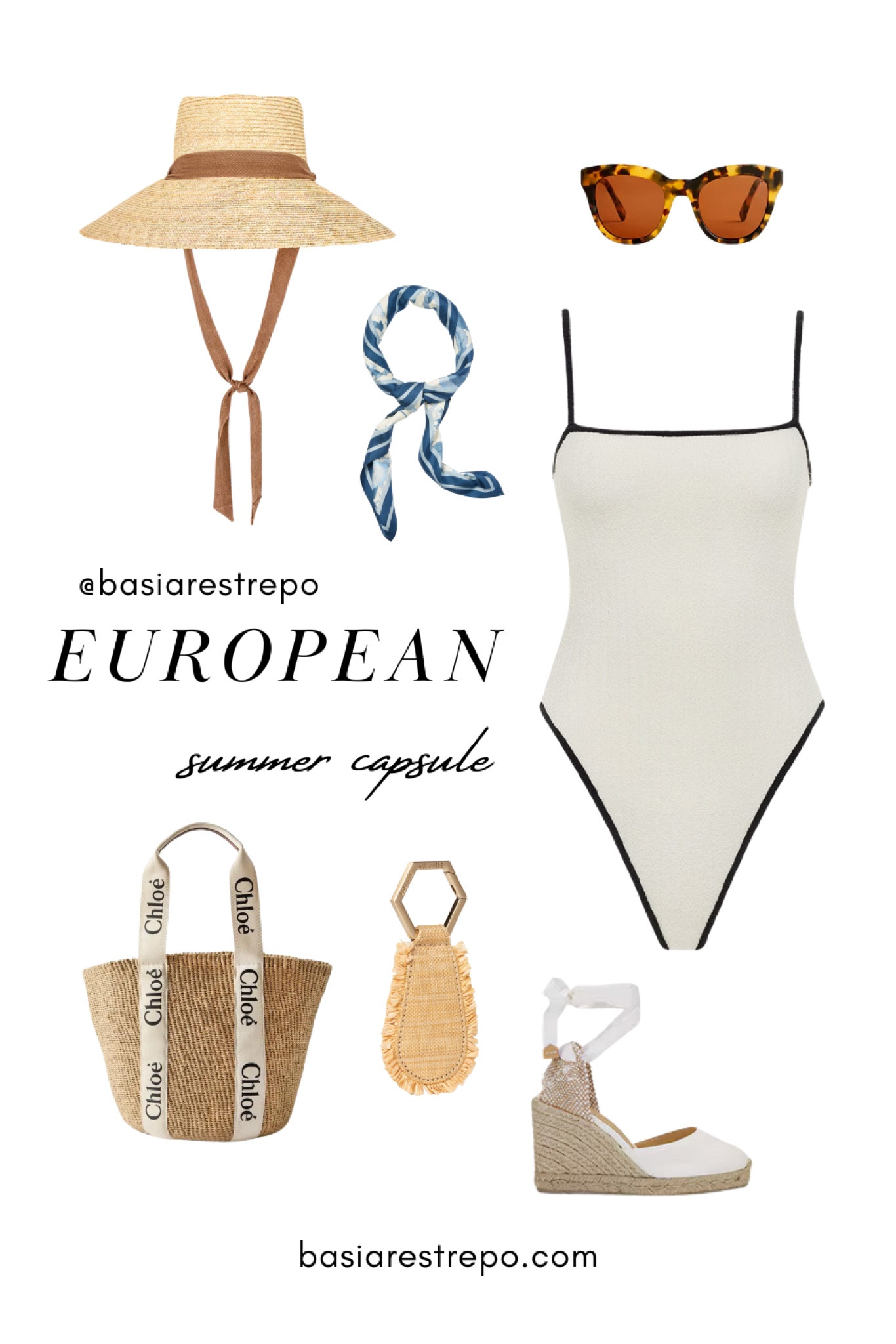 European summer capsule wardrobe 