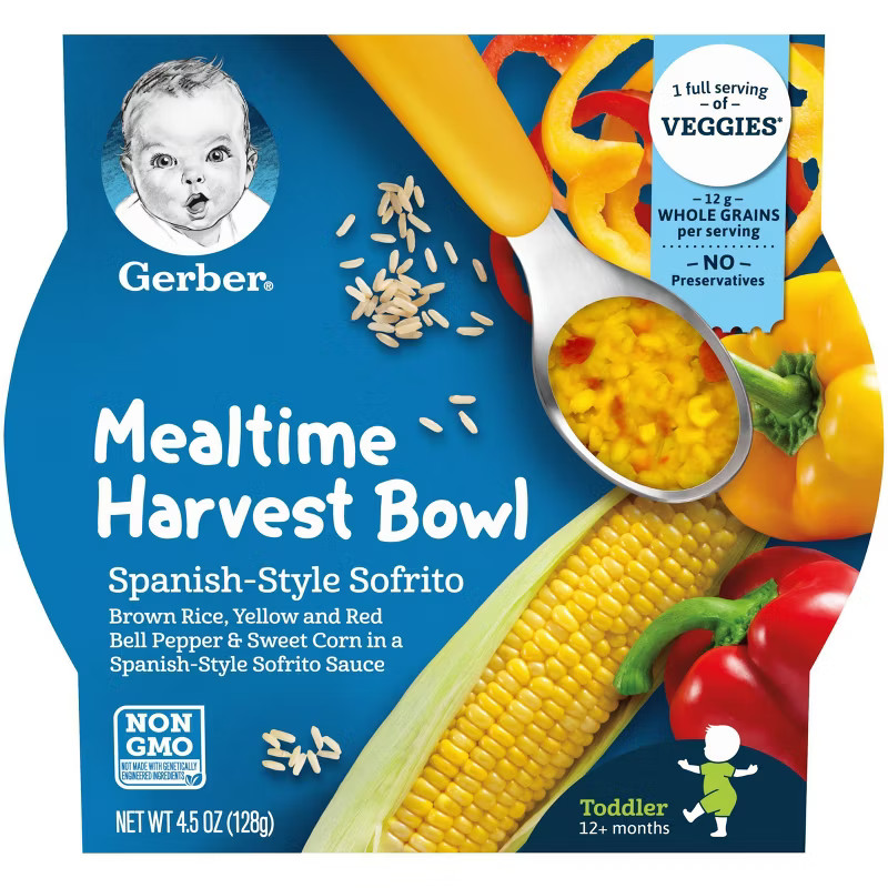 Gerber Mealtime Harvest Bowl Sofrito Baby Meals - 4.5oz | Target