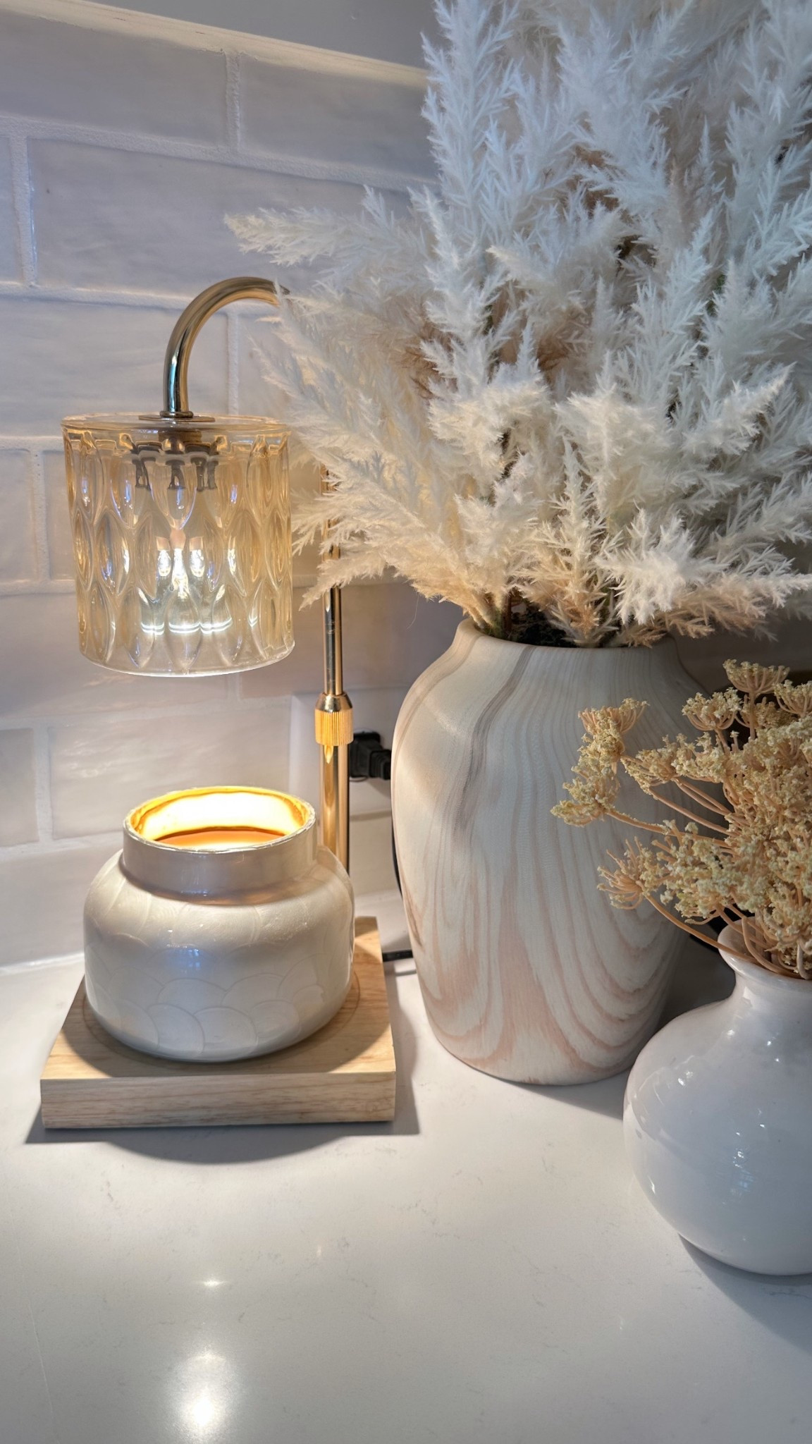 Less than $25 and the coziest addition to our kitchen counters. Makes candles last sooo much longer too!

#LTKHome #LTKmorningroutine #LTKSaleAlert