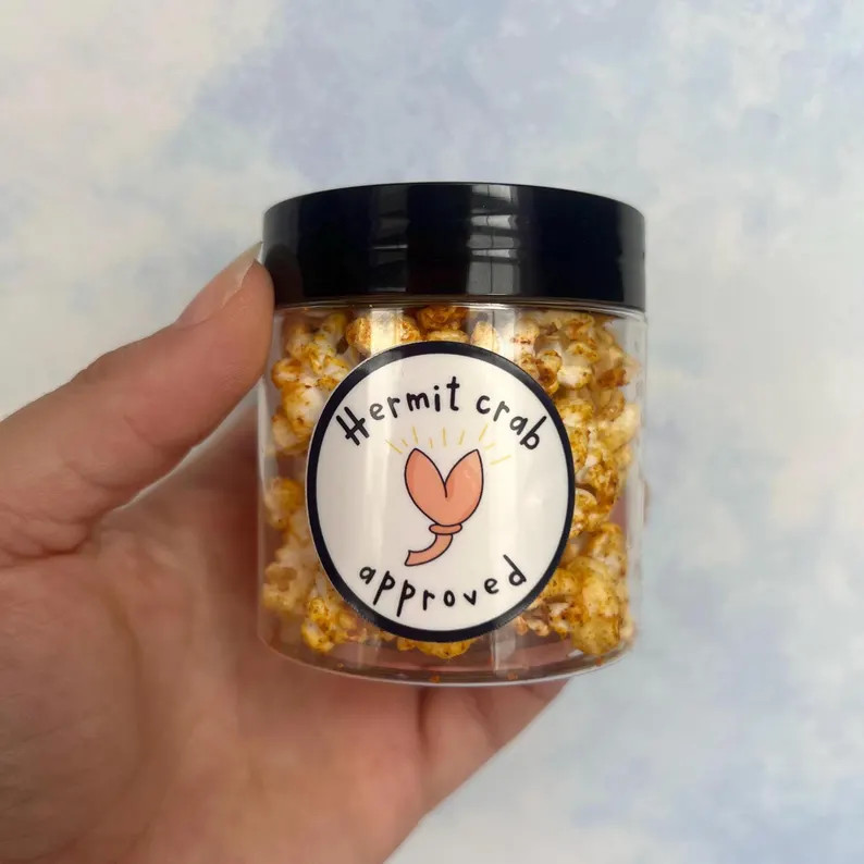 Matcha Latte - Hermit Crab Popcorn - Healthy Snacks - Hermit Crab Food - Etsy | Etsy (US)