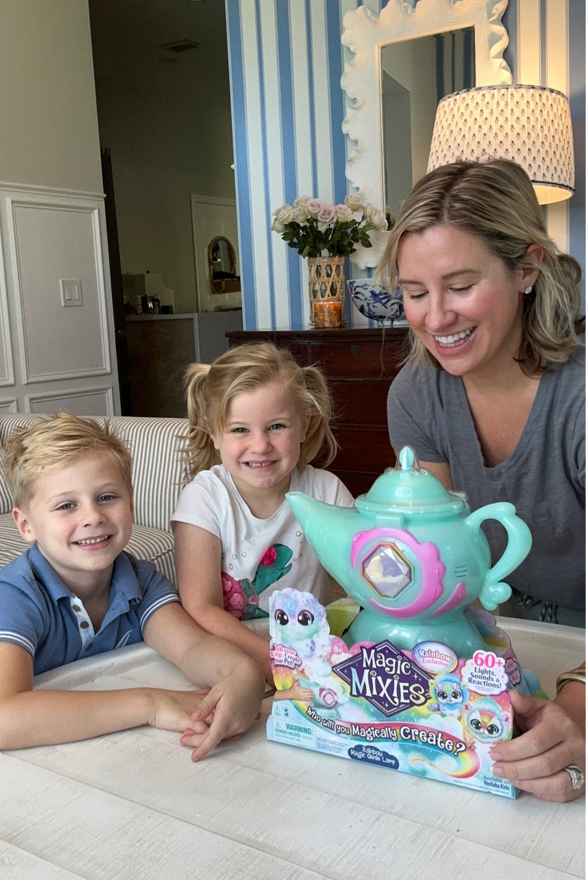 Big fans of Magic Mixies in this house! Excited to be a #WalmartPartner and preview some of the hottest toys this holiday season. Walmart has such a wide selection of toys to choose from. My kids are 5 and 6 and loved this Magic Mixie Genie Lamp! Such a fun experience to make the Mixie appear, and then the Mixie is fun to play with too! 

#LTKkids #LTKGiftGuide #LTKHolidaySale