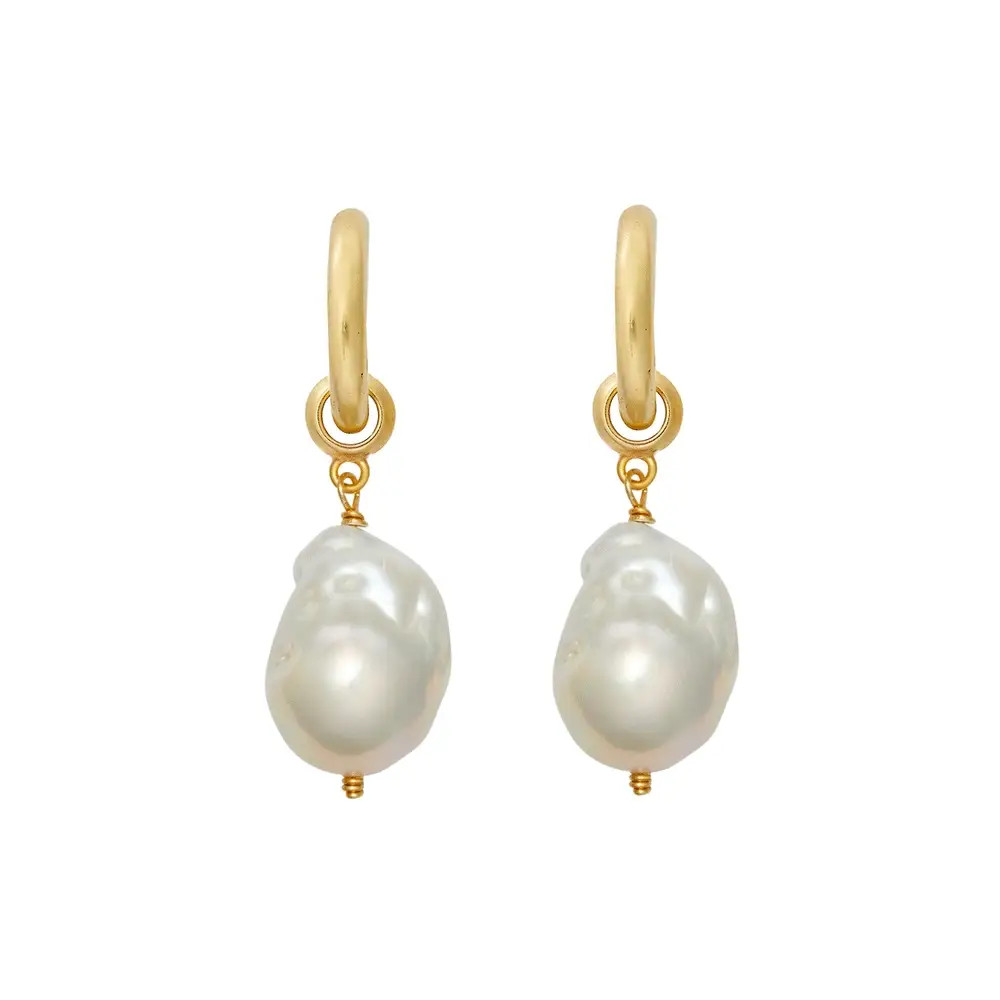 Favorite Pearl Hoops | Brinker & Eliza