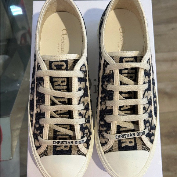 Christian Dior Canvas Oblique Walk’N’Dior sneakers - Women’s | Poshmark