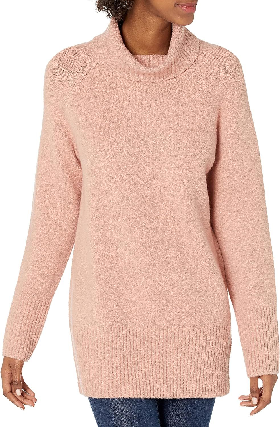 Goodthreads Women's Boucle Turtleneck Sweater | Amazon (UK)