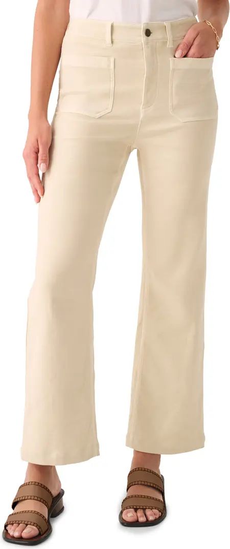 Stretch Terry Wide Leg Pants | Nordstrom