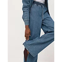 Mid Wash Wide Leg Jogger Jeans Price is now  \u00a324(11 Customer reviews)Size guideChoose size8R... | George
