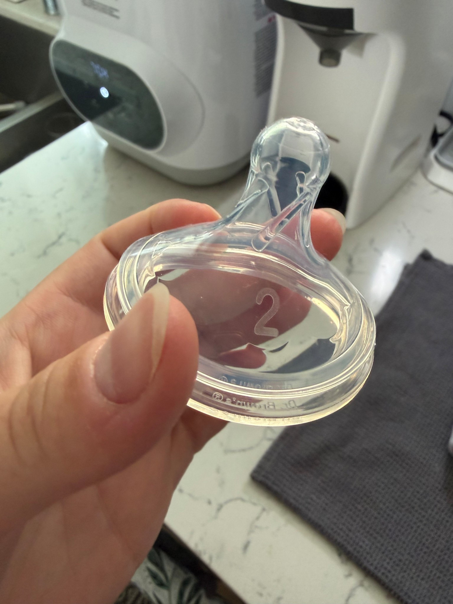 A very simple upgrade, but a good one for us. Ollie had started seeming a little impatient with the size 1 nipple, so we moved up to the Dr. Brown’s size 2 wide, and that was all we needed. Same bottles, just a quick swap.

Dr. Brown’s size 2 wide nipple, Dr. Brown’s wide nipple, Dr. Brown’s bottle nipples, bottle nipple upgrade, baby bottle nipple flow, size 2 bottle nipple, baby feeding essentials, bottle feeding baby, bottle feeding tips, baby bottle transition, infant feeding essentials, baby bottle accessories, Dr. Brown’s wide neck bottles, newborn bottle feeding, baby feeding must haves, first time mom finds, baby feeding products, baby bottle must haves, infant bottle feeding, baby bottle flow upgrade, baby feeding routine, mom baby finds, baby essentials, formula feeding essentials, bottle feeding mom finds

#LTKmomlife #LTKBaby