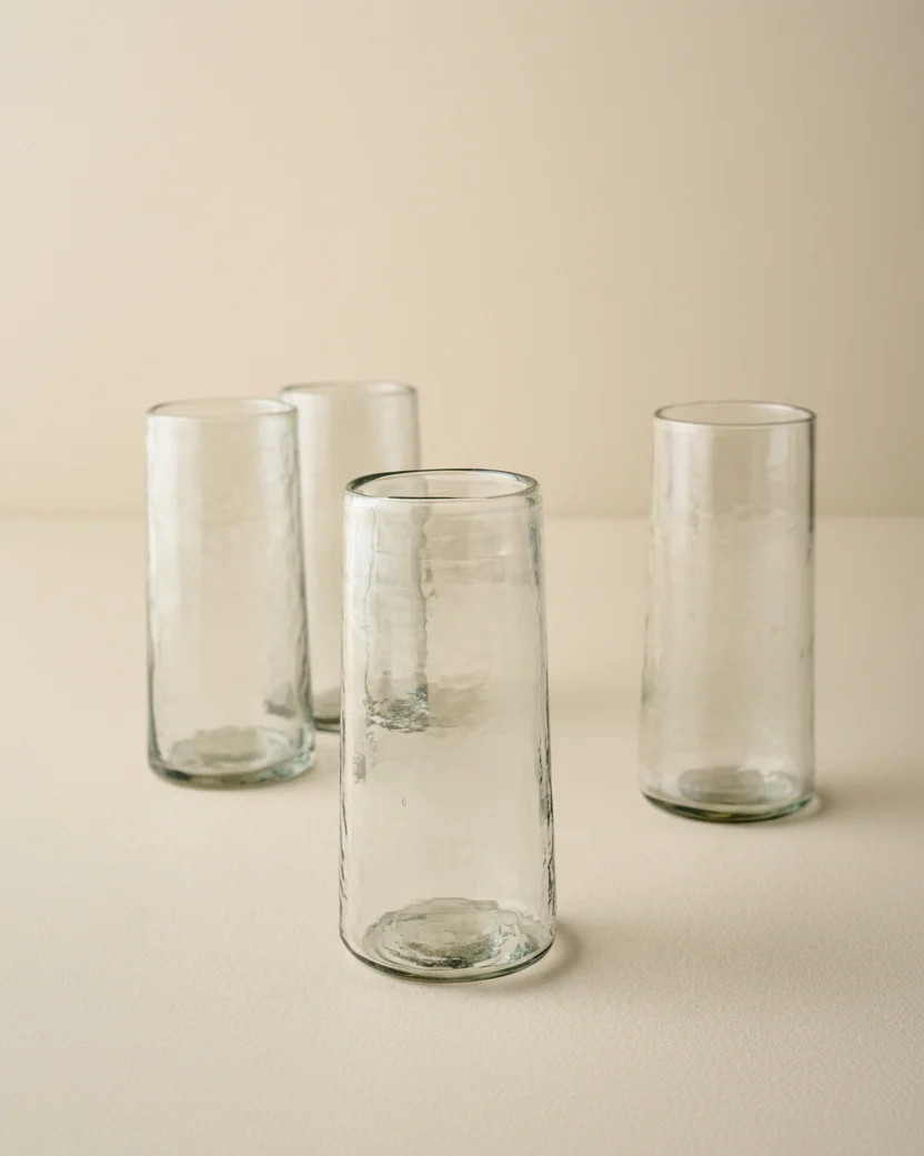 Rustic Glass Tumbler | Magnolia