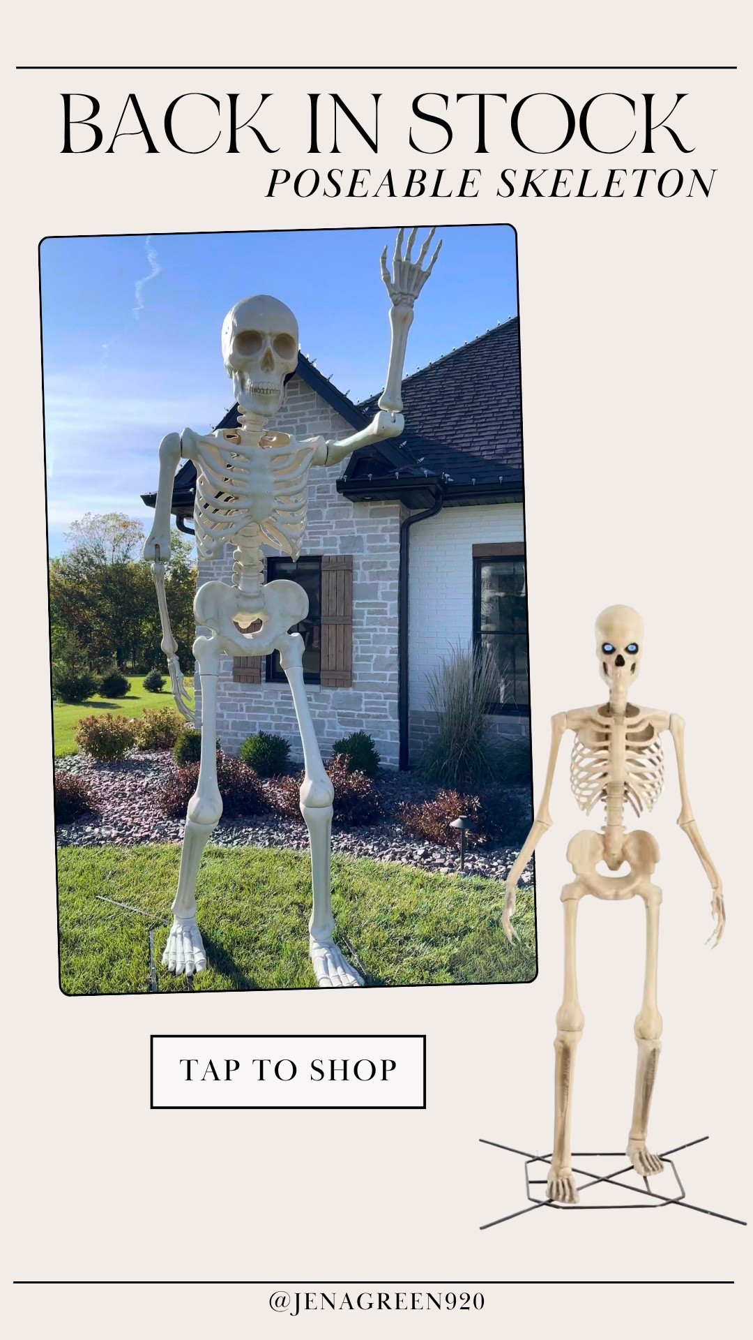 Poseable Skeleton | Yard Skeleton | Halloween Decor | Fall Home Decor

#LTKSeasonal #LTKHome #LTKStyleTip