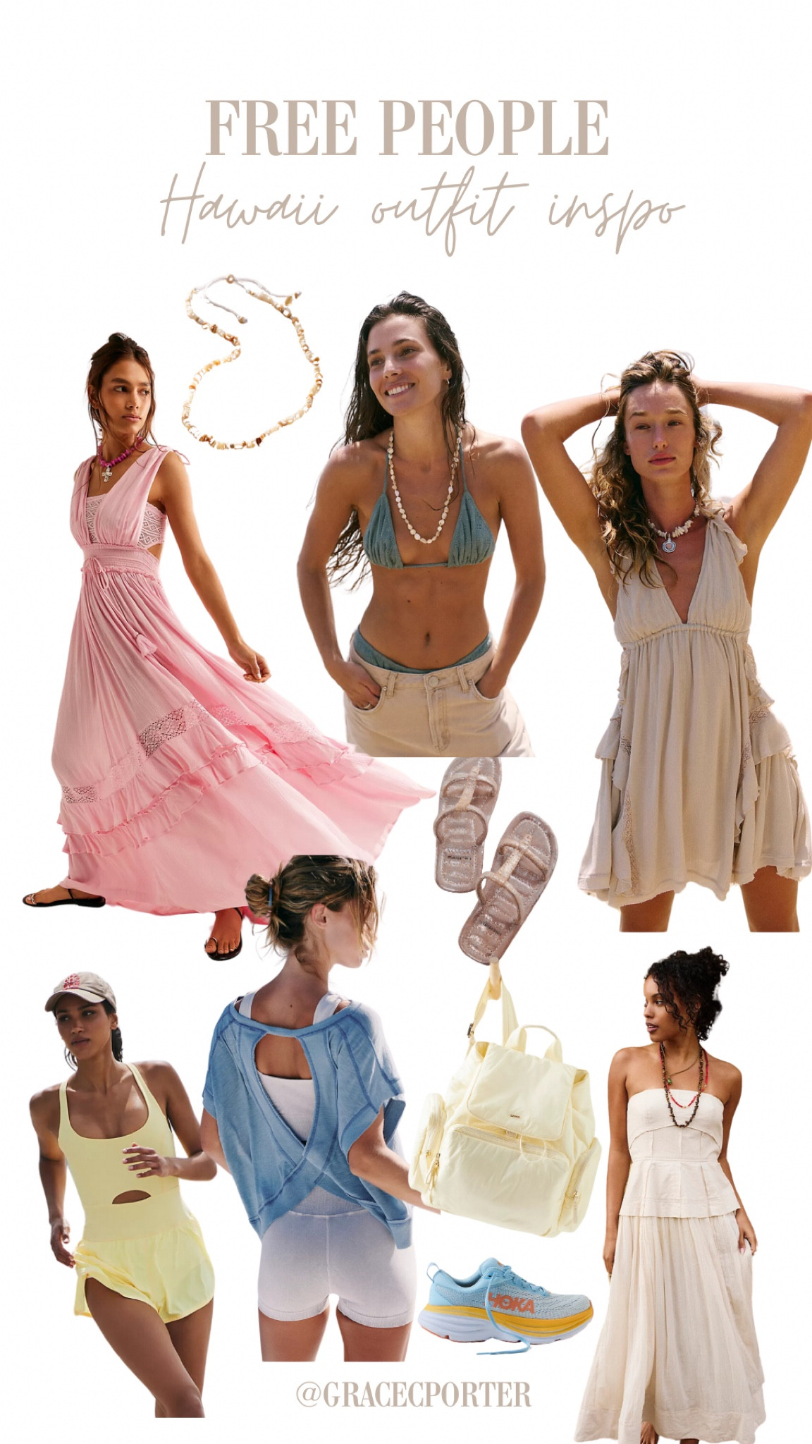 Free People Hawaii Outfit Inspo!🩵🌺🌴✈️ Love these fun colors and flowy options for a tropical vacation so you can stay cool but look cute:) The Free People Movement sets & workout clothes are perfect for an island adventure💐

#LTKStyleTip #LTKActive #LTKTravel