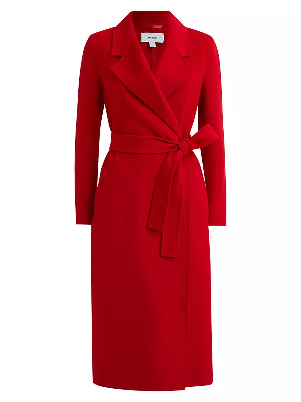 Reiss Emile Wool-Blend Belted Coat | Saks Fifth Avenue