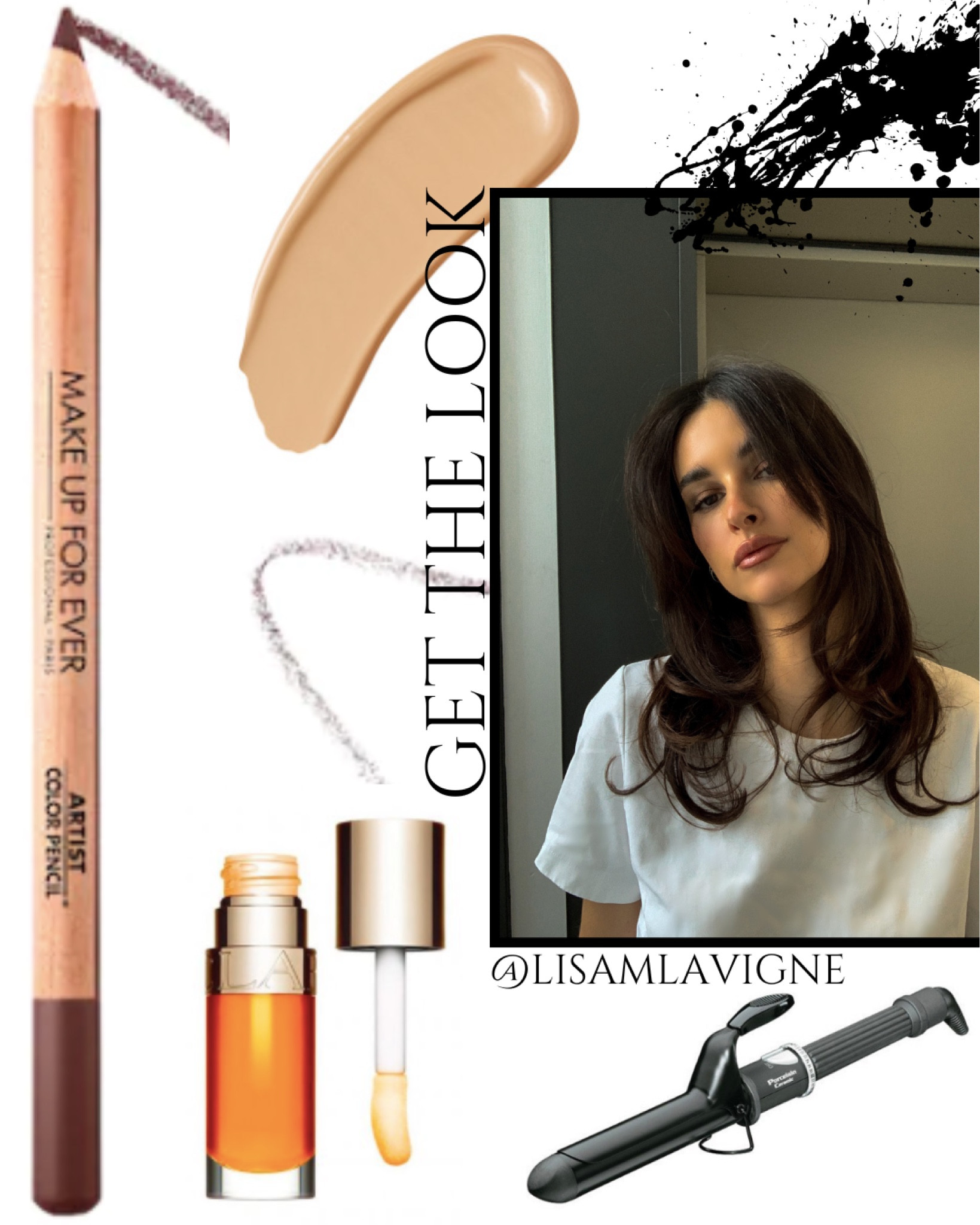 Love how this hair + makeup look turned out. I like a moodier darker color palette in the winter season to match my lighter complexion. I recently got a Matilda Djerf inspired hair cut with curtain bangs and layers. Love styling my new hair! Here is everything I used to create this look.

#LTKstyletip #LTKbeauty #LTKGiftGuide