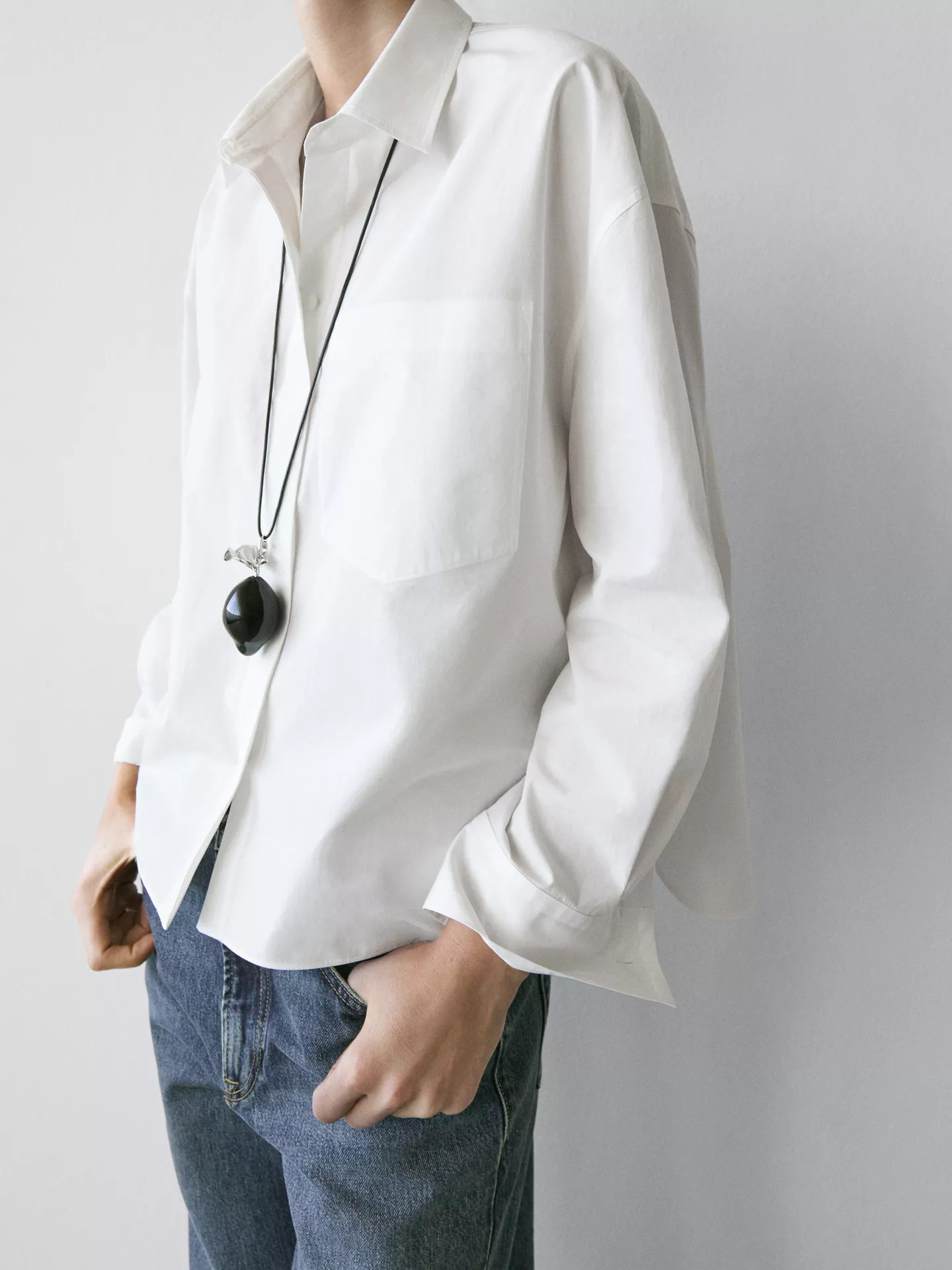 100% cotton shirt | Massimo Dutti UK