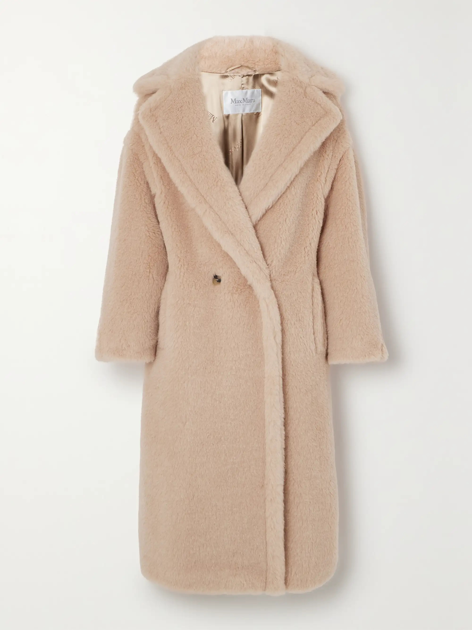 Tedgirl double-breasted alpaca, wool and silk-blend coat | NET-A-PORTER APAC