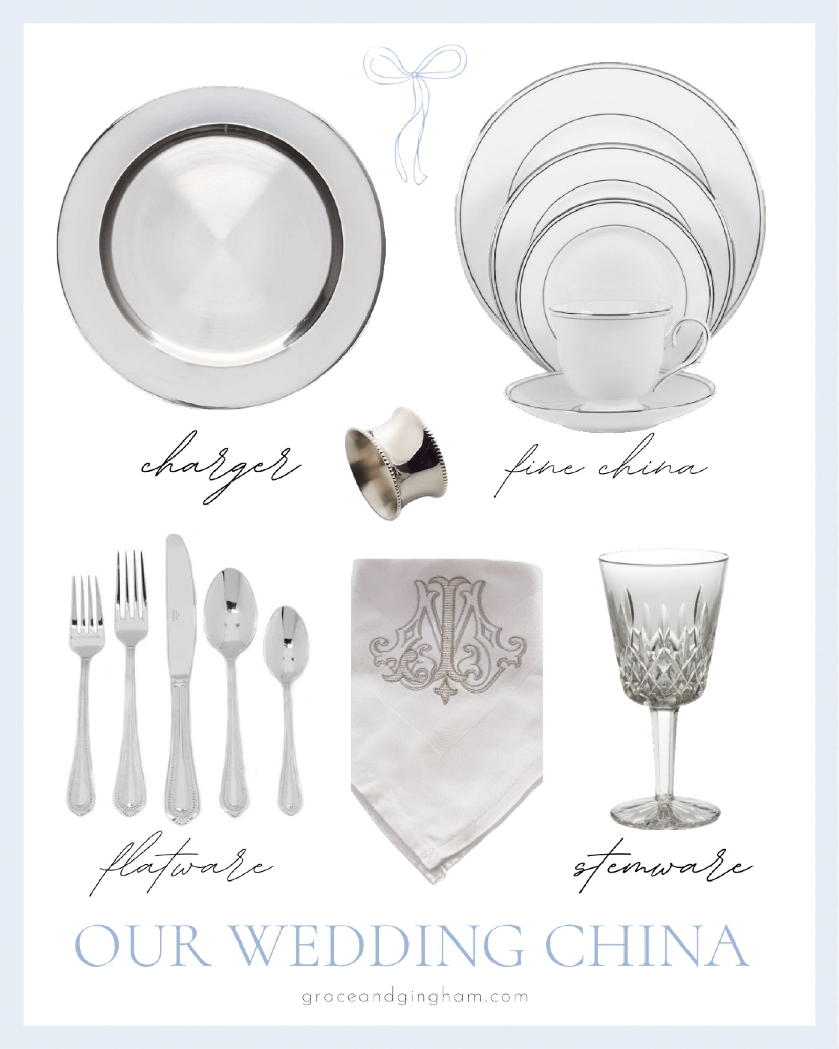 Our Wedding China // Lenox Federal Platinum, Waterford Lismore, Mikasa Regent Bead 🤍

wedding china, wedding registry, fine china, crystal

#LTKSeasonal #LTKwedding #LTKhome