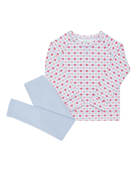 Heart Crewneck Sweater Set | Grace and James Kids