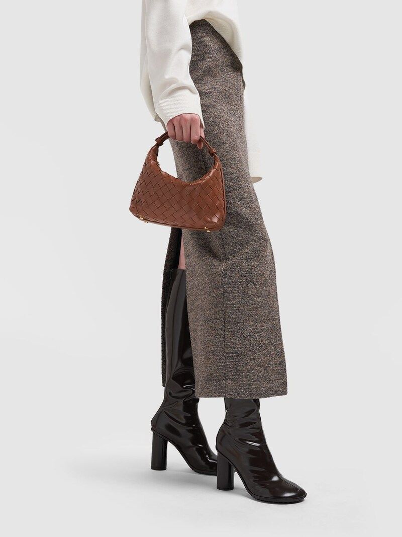 Small wallace leather shoulder bag - Bottega Veneta - Women | Luisaviaroma | Luisaviaroma