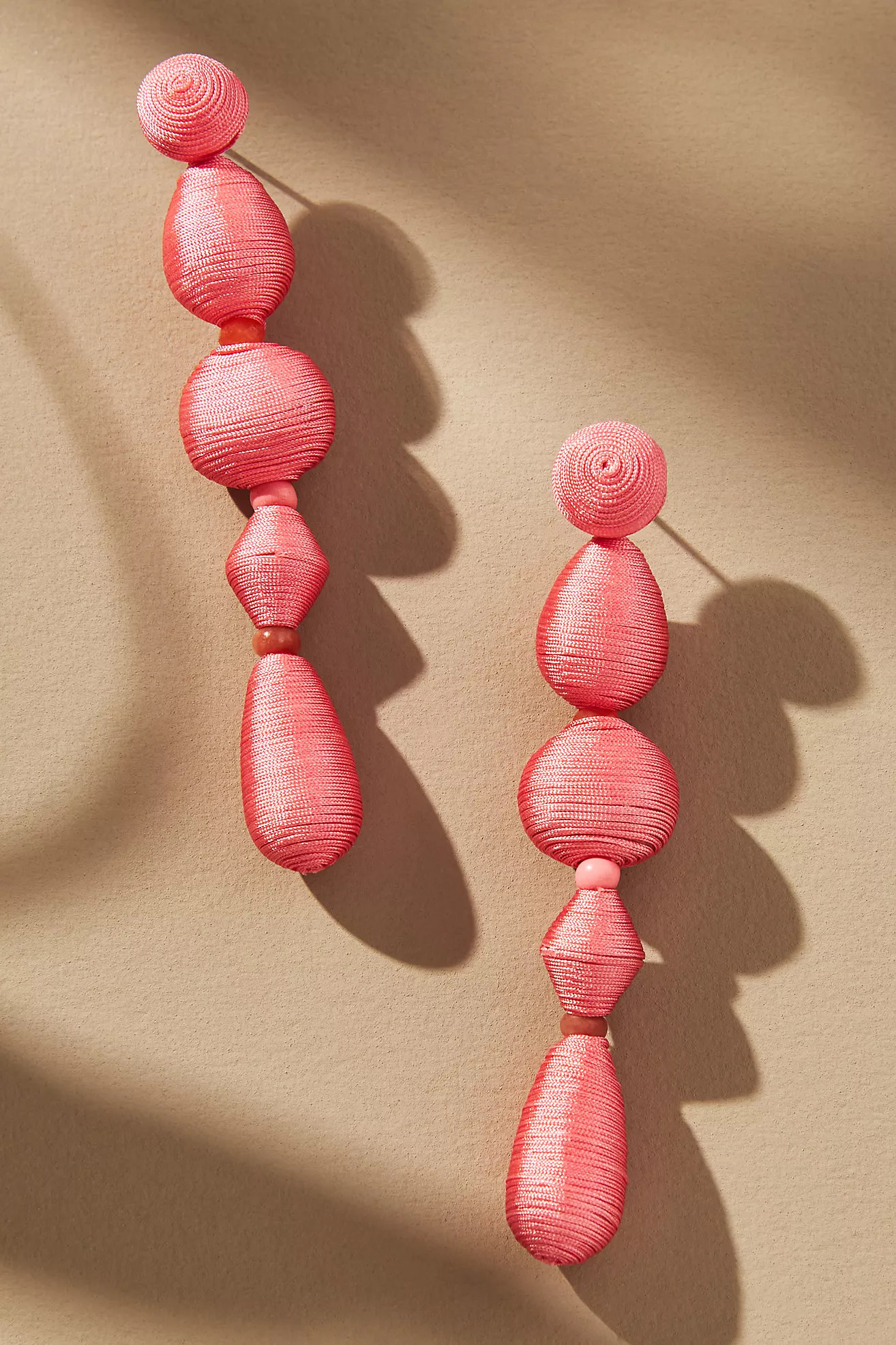 Wrapped Linear Drop Earrings | Anthropologie (US)