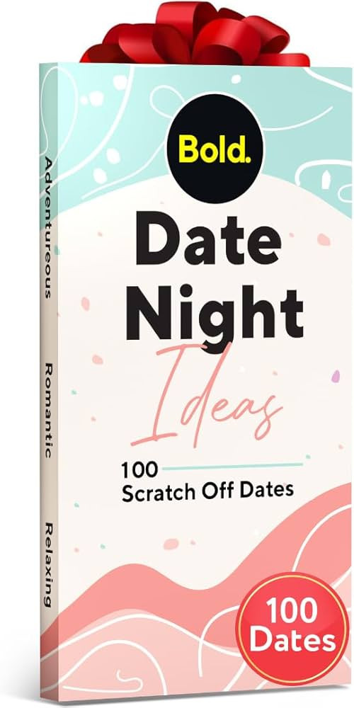 Bold. 100 Scratch Off Date Night Ideas Cards - Romantic Couple Gifts - Fun Date Ideas for Him/Her... | Amazon (US)