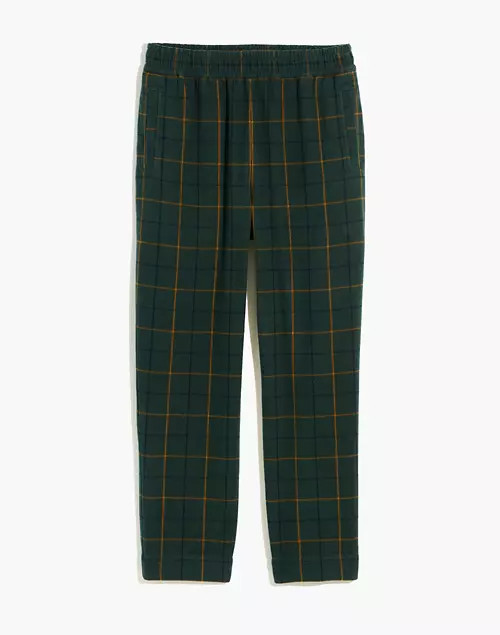 Huston Pull-On Tapered Pants in Plaid | Madewell