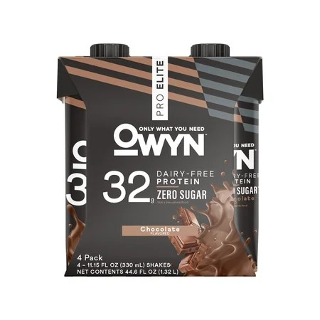 OWYN 32g Pro Elite Chocolate Flavored Protein Shake - 11.15 fl oz, 4 Count | Walmart (US)