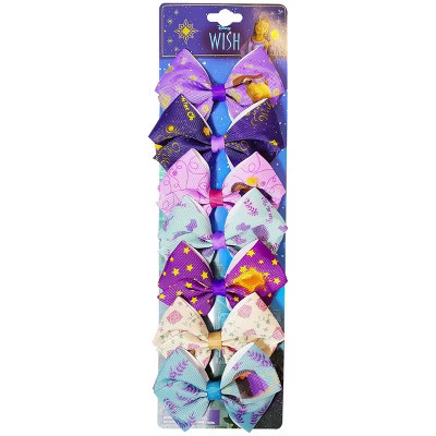 Disney Wish 4inch Printed Hair Bows 7pcs Set with Alligator Clips for Girls Disney Hair Accessories Ages 3+ | Target