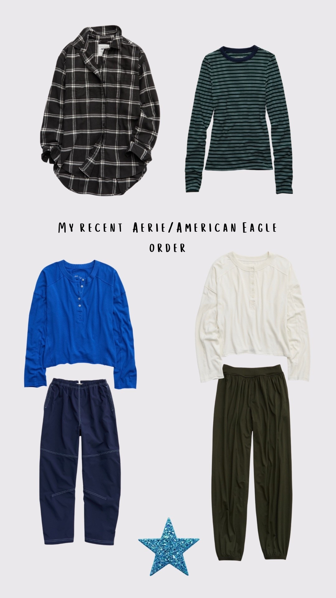 Just placed another order @Aerie @American Eagle Outfitters  The henley, flannel and barrel pants were so great in my last order that I got them in more colors!!

#LTKSaleAlert #LTKSeasonal #LTKootd