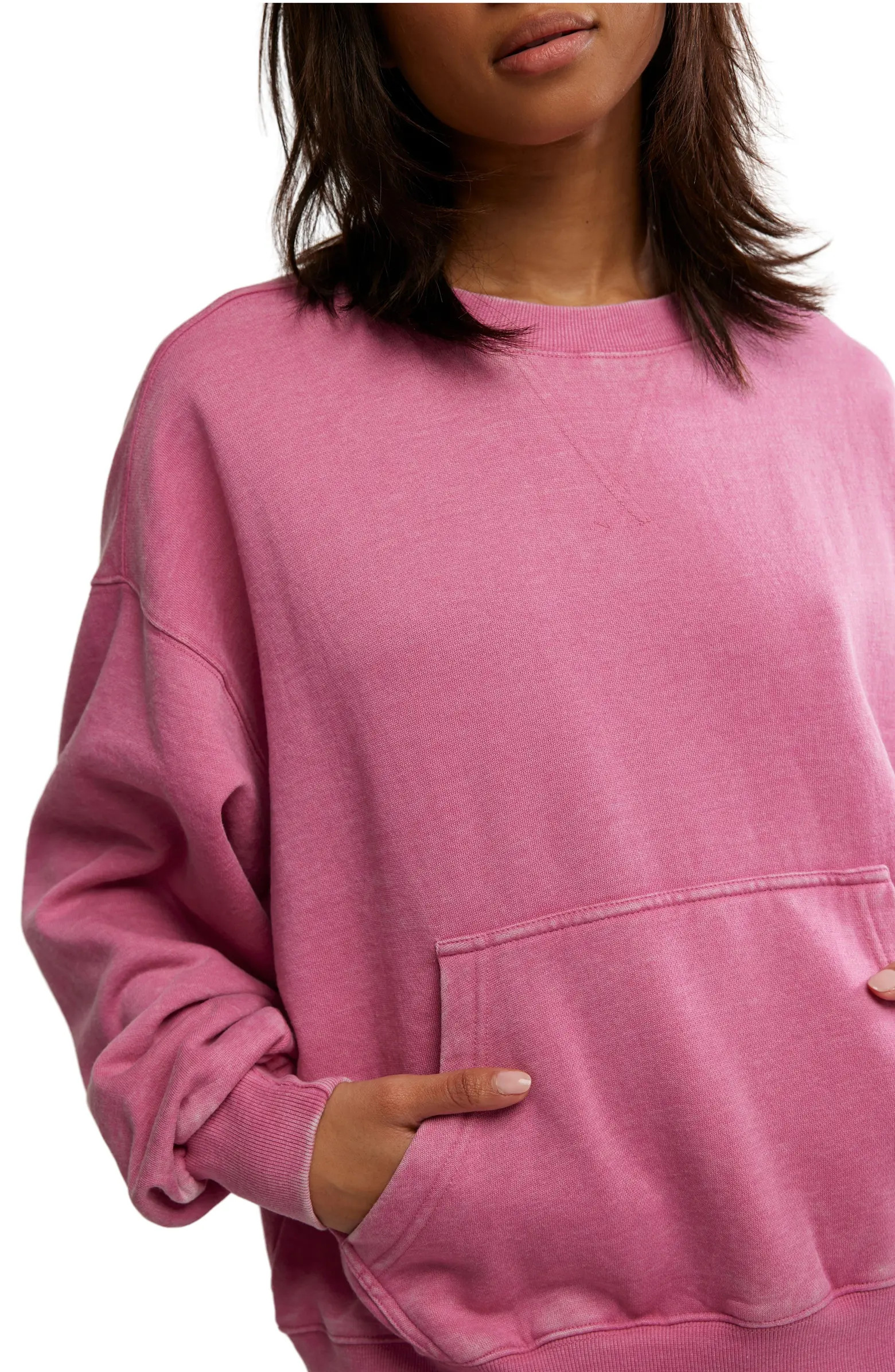 Intimately FP Slow It Down Oversize Cotton Blend Sweatshirt | Nordstrom