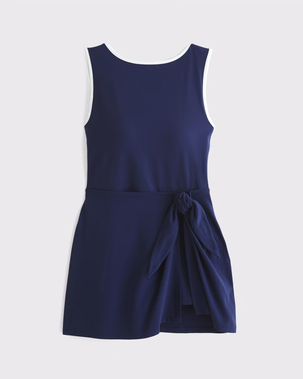 YPB Tie Game Dress | Abercrombie & Fitch (US)