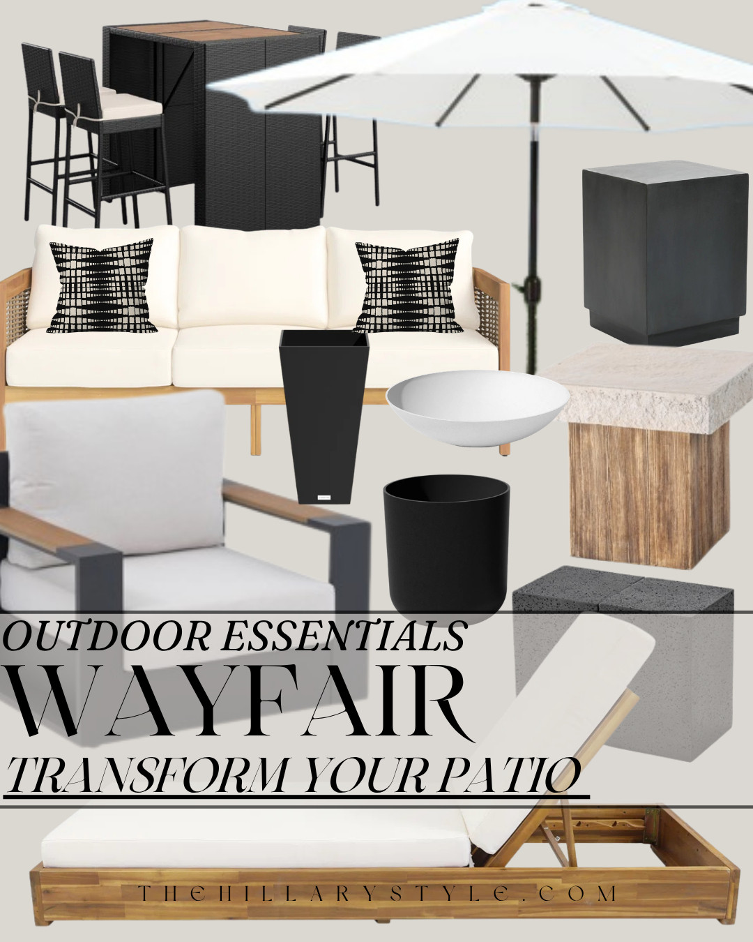OUTDOOR SEASON JUST GOT AN UPGRADE. I partnered with Wayfair, I’m sharing the most incredible pieces to freshen up your outdoor spaces and create that elevated, designer feel for less. From chic seating to statement accents, these are the outdoor essentials you do not want to miss this season.⁣
⁣
@wayfair 

 #ad #WayfairPartner #wishyouwerehere #outdoor #wayfair