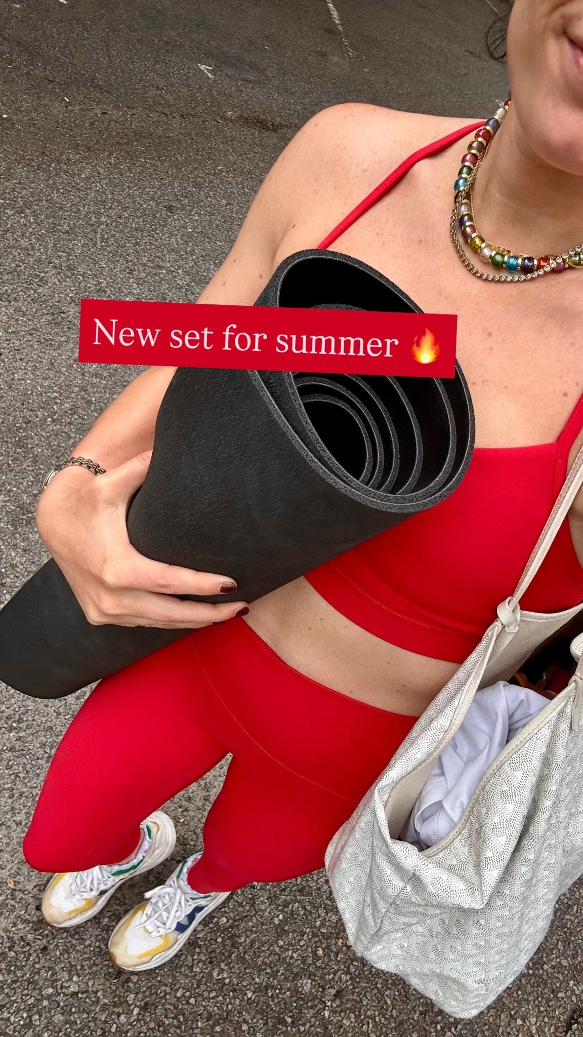 Love this red Amazon workout set for summer! Entire thing is under $50! Comes in a ton of colors and I bet it will be on prime day! Wearing a small in the leggings and medium in the sports bra.

#LTKActive #LTKSaleAlert #LTKdayinmylife