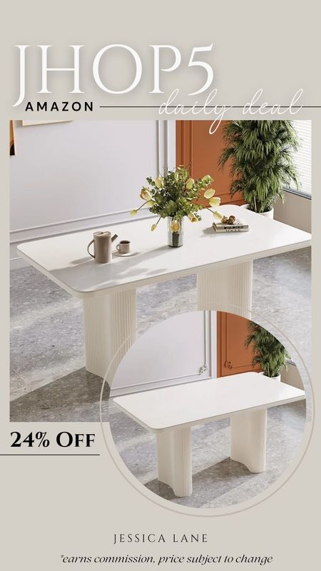 Modern dining table/office desk 24% off.Office desk, dining room furniture, modern table, dining table, Amazon deal, Amazon home

#LTKsalealert #LTKhome #LTKstyletip