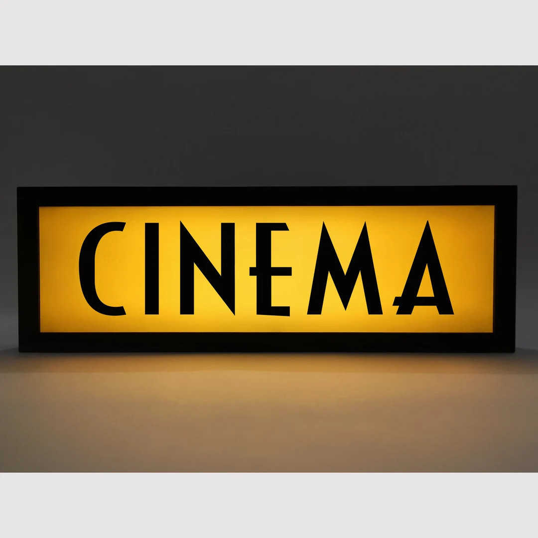 CINEMA Vintage Style LED Light Signs, Light Box Usb 40 - Etsy | Etsy (US)