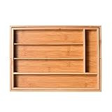 Copco Flatware Expandable Bamboo Drawer Organizer | Amazon (US)