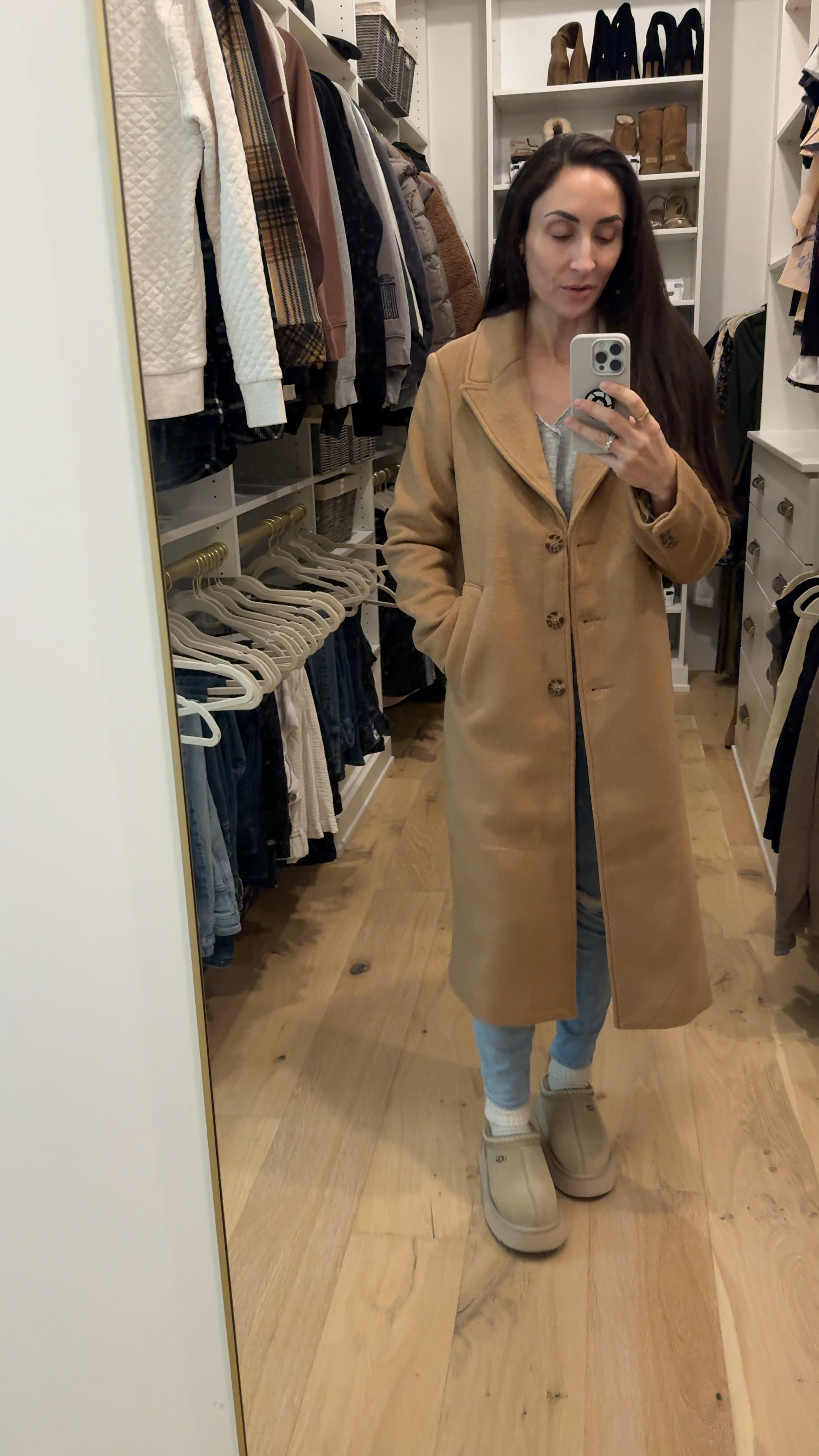 Currently on sale! 

Would make a great gift 

Topcoat- winter coat-brown coat-Abercrombie and Fitch

#LTKGiftGuide #LTKSeasonal #LTKHoliday