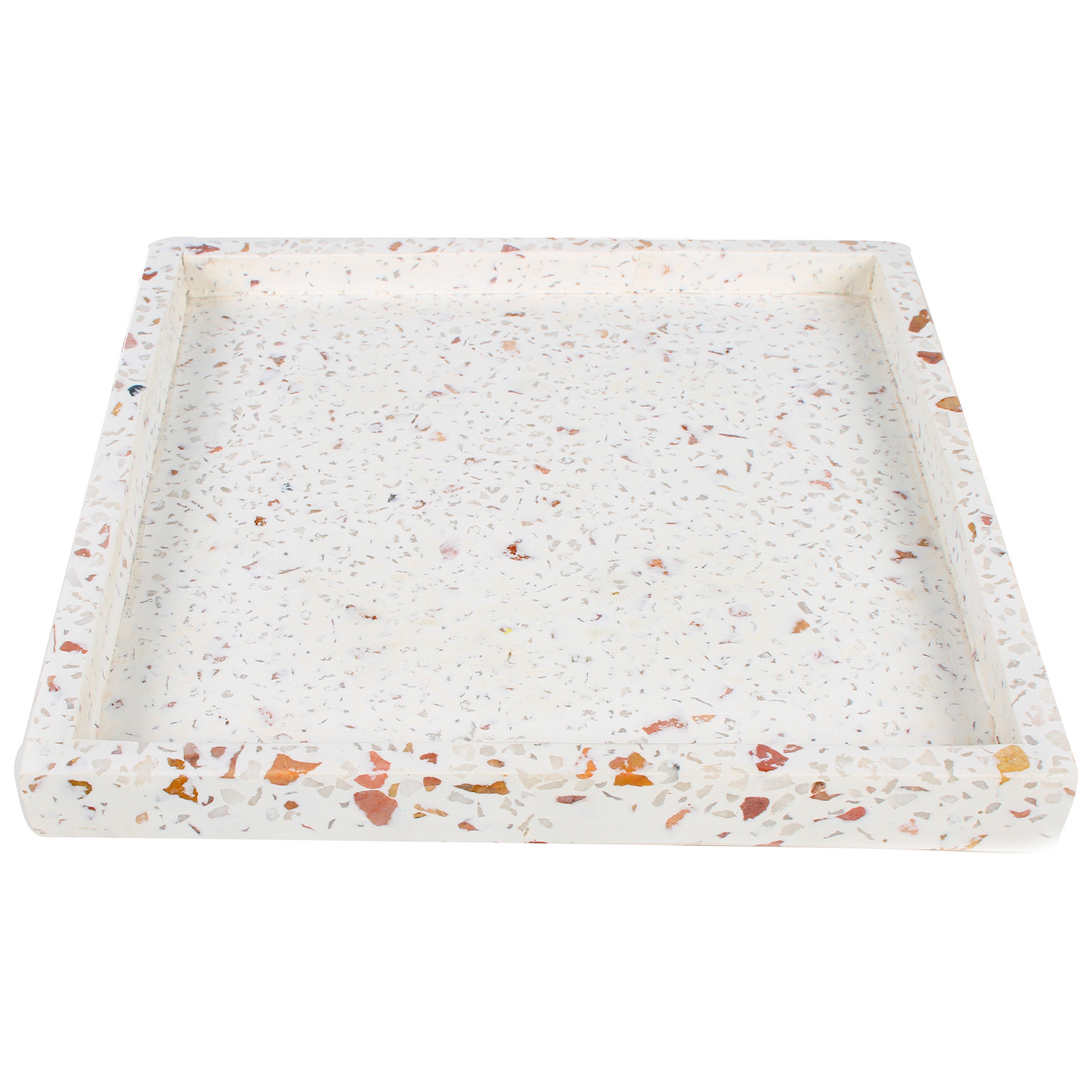 Papaya&Patina Terrazzo Style Lucca Ceramic Display Tray | Temple & Webster | Temple & Webster AU
