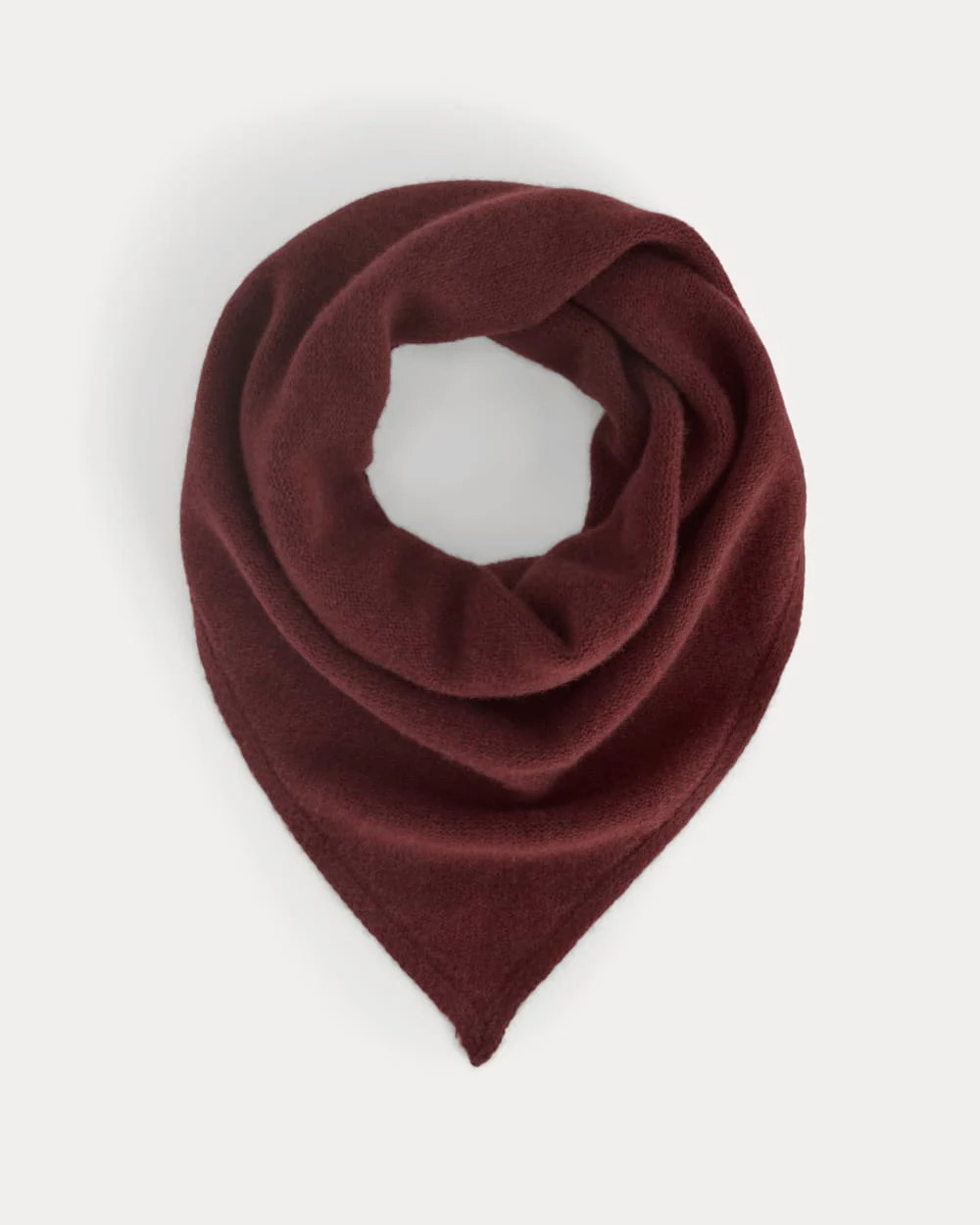 Everlane Cashmere Lovergirl Large Kerchief In Burgundy | Everlane