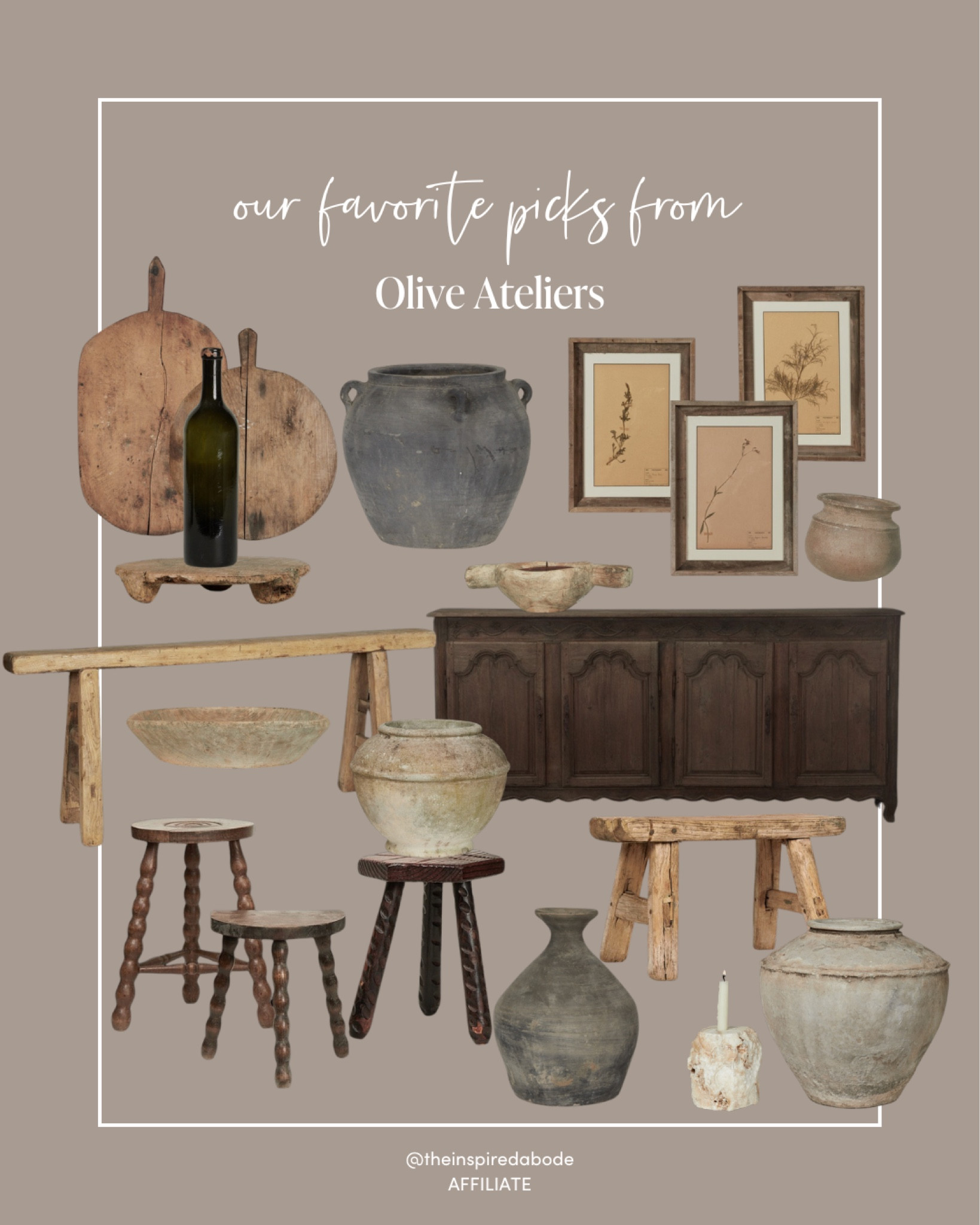 We have been following Olive Ateliers on IG for awhile now & covering all of their found goods that easily become heirlooms 🤍 Their recent post about how some of the only items left from their clients’ homes after the recent LA fires were Olive Ateliers pieces, which really hit home & makes these picks even more special since  they are always inspiring – and often everlasting 🥹🌿 

#LTKHome