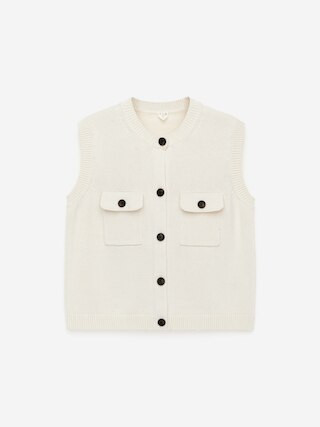 Knitted Cotton Vest | Arket UK