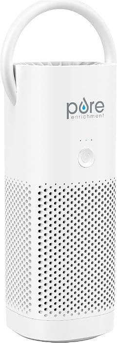 Pure Enrichment PureZone Mini Portable Air Purifier - Cordless True HEPA Filter Cleans Air & Elim... | Amazon (US)