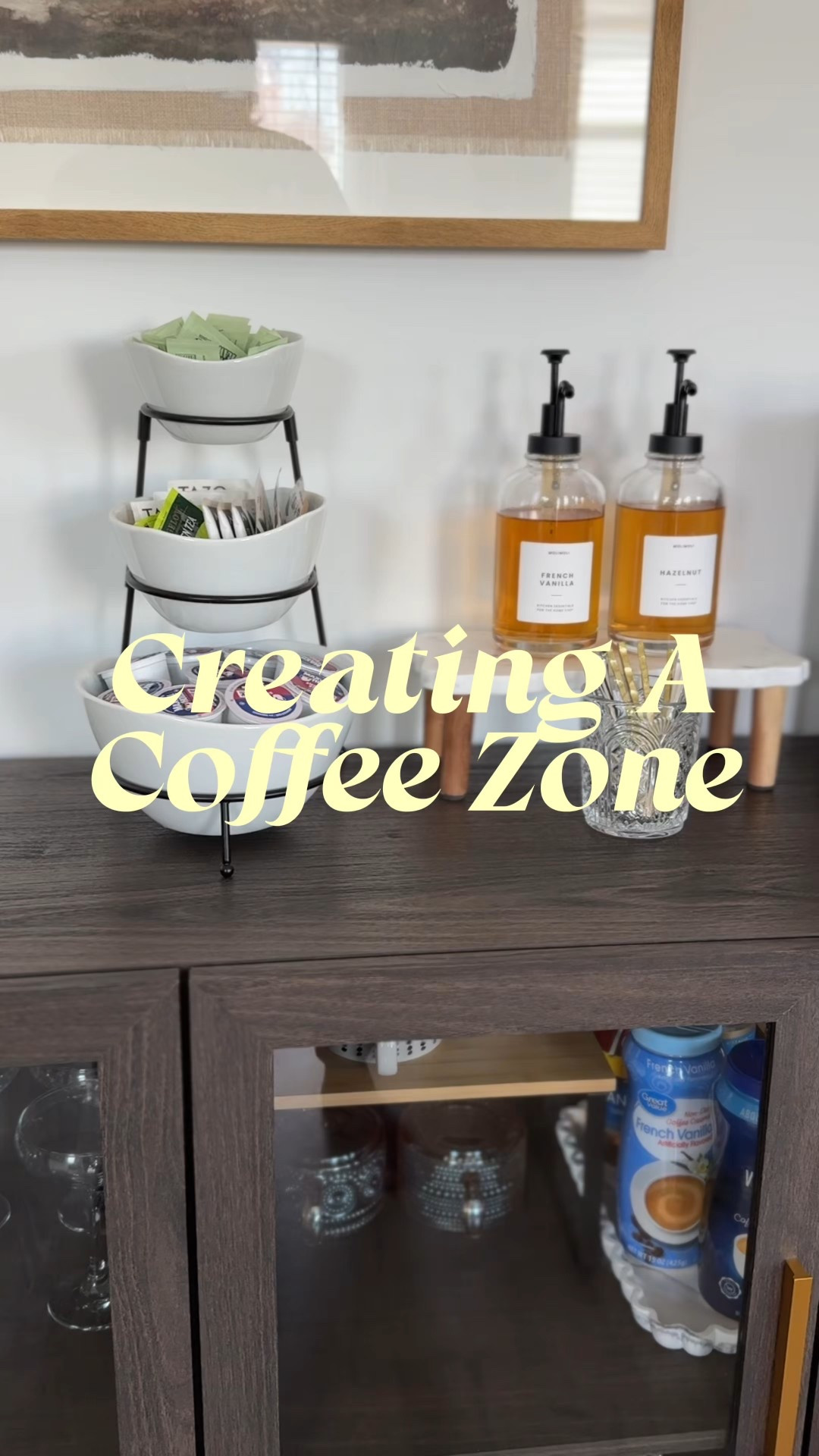 I’m on a mission to get my kitchen organized so that it functions for our lifestyle. So I I moved my coffee maker from the counter and freed up much needed cabinet space. 

I set my coffee maker up on my buffet cabinet and created a coffee bar. I’m thinking of turning this cabinet into a beverage station.

I’m loving how it turned out so far and I can’t wait to make a cut of coffee at my new coffee bar in the morning. 


#LTKdayinmylife #LTKHome #LTKvlog