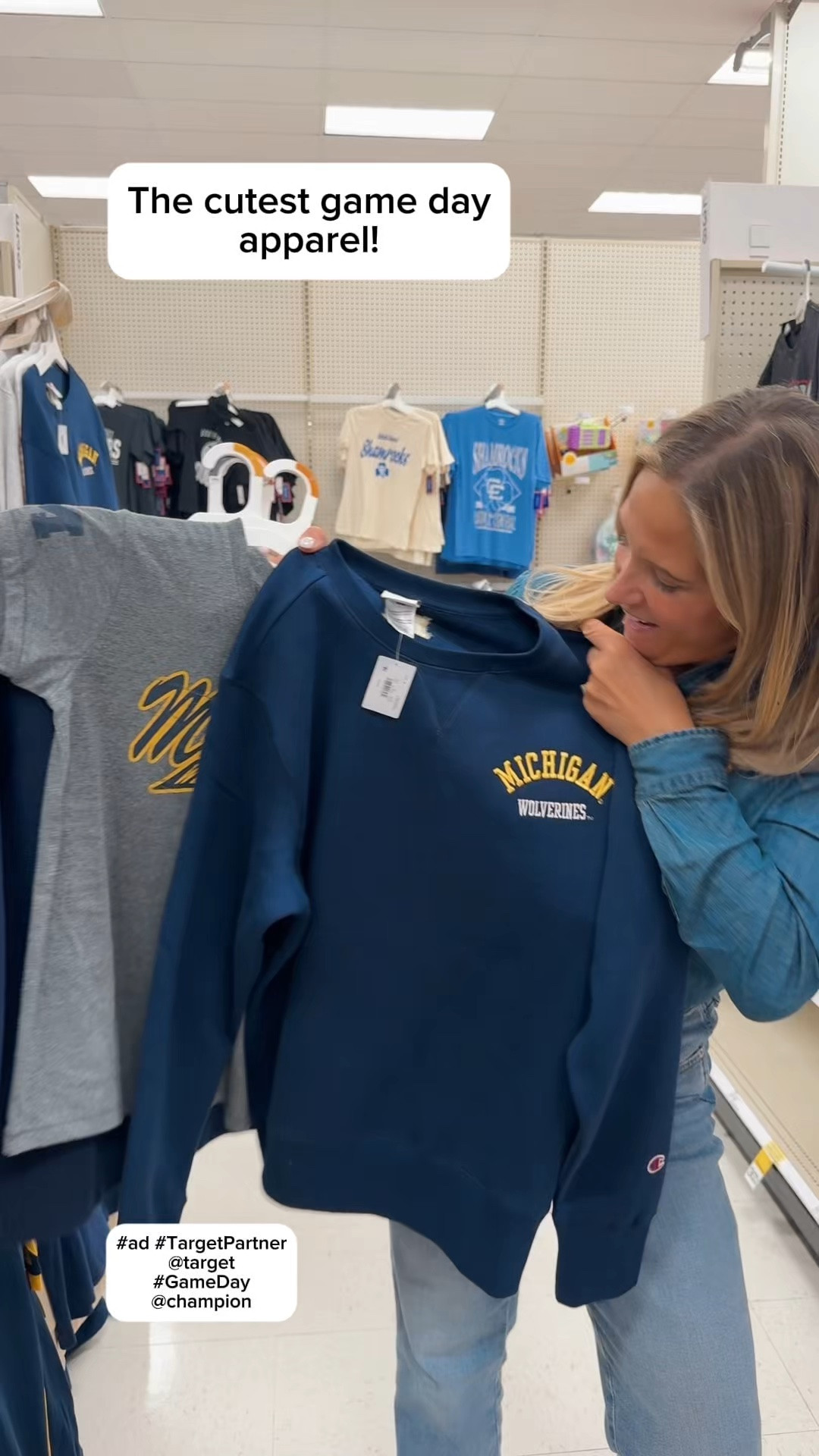 #ad We are headed to Target to grab game day gear for Parent’s weekend! The NCAA Collection, Only at Target has great Officially Licensed Michigan Champion Apparel that's as comfy as it is cute and can be worn for game day or anything in between!
Find it at select Target stores and online.
#TargetPartner @Target #GameDay @champion